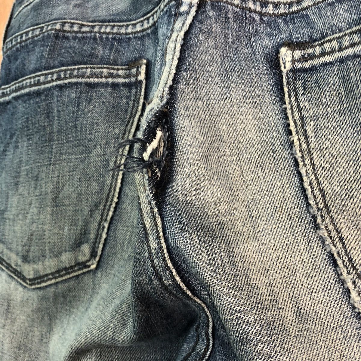 Gap DLL Gap Japan Blue distressed Denim Jeans Pants #c243 Size US 32 / EU 48 - 12 Thumbnail