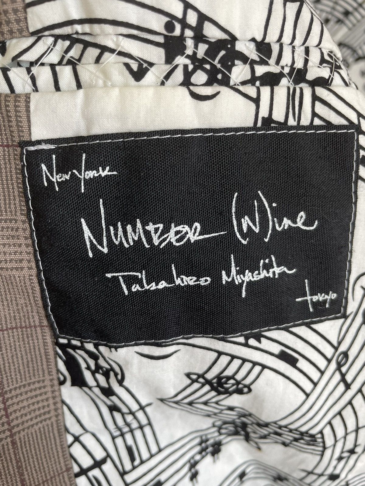 Number (N)ine × Takahiromiyashita The Soloist. Number Nine 07SS Beige Tweed Tailored Music Vest Size US L / EU 52-54 / 3 - 5 Thumbnail