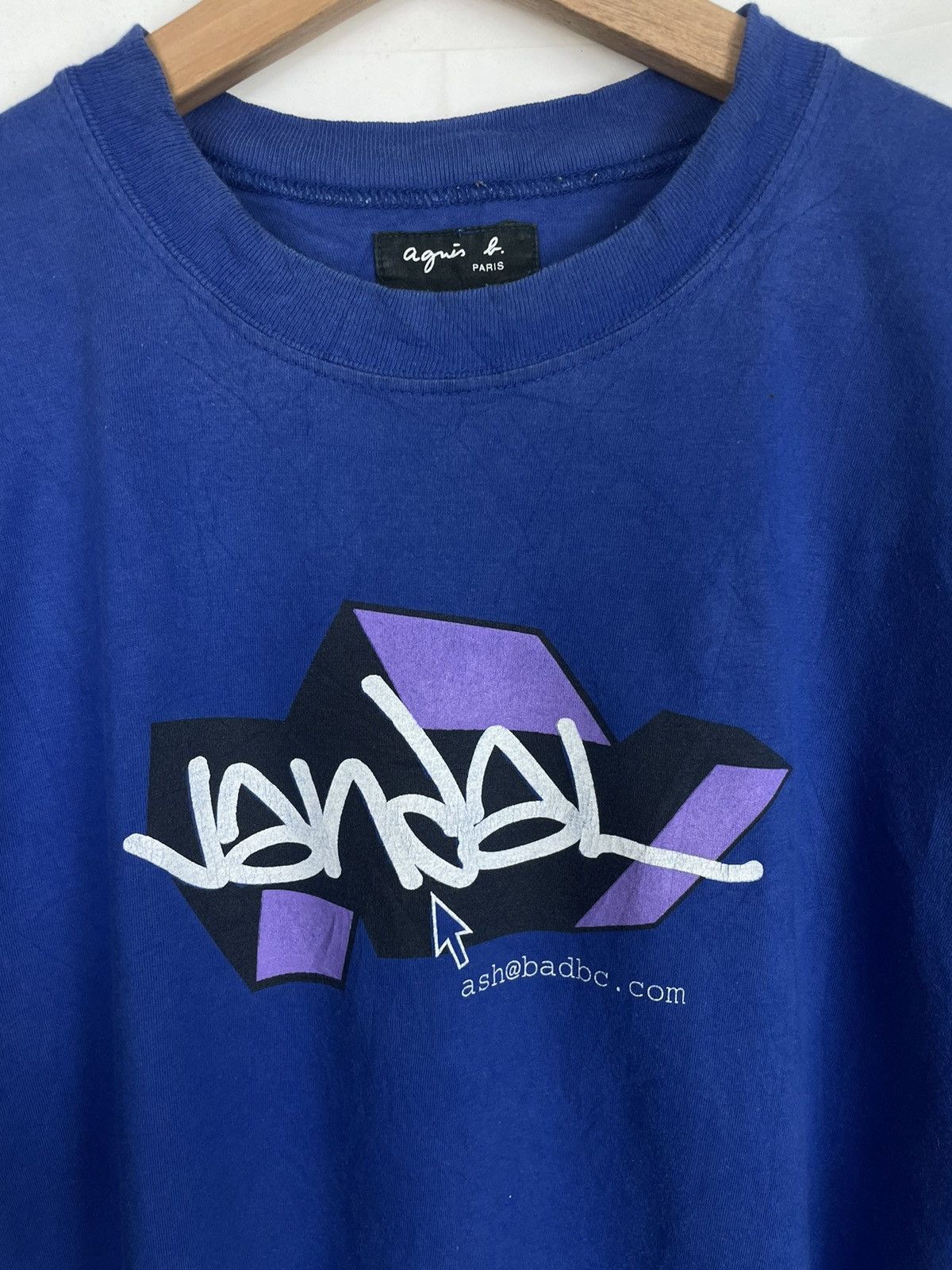 Vintage × agnes b. Agnès b. x VANDAL “T-shirt d’artiste” | Graffiti Archive Size US L / EU 52-54 / 3 - 6 Thumbnail