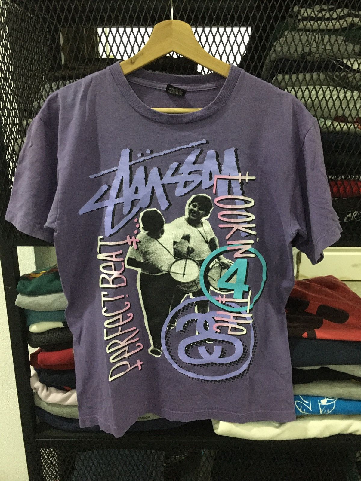 VINTAGE STUSSY PERFECT BEAT SHIRT