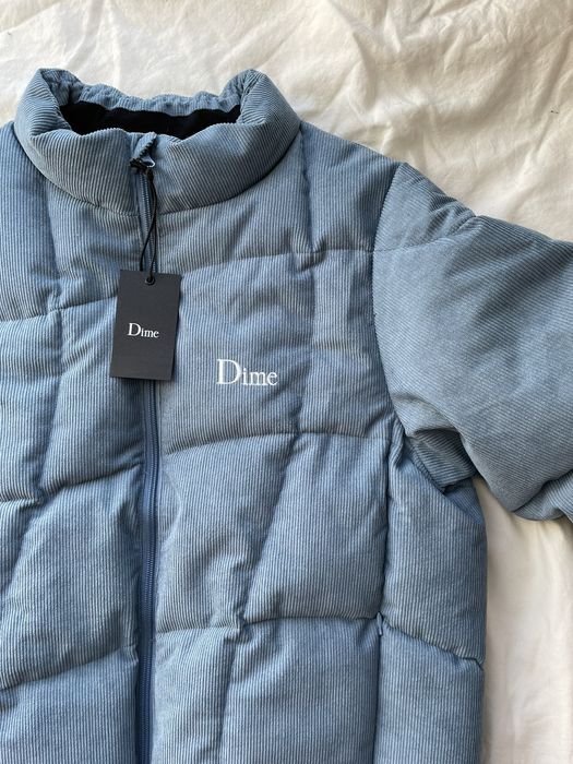 Dime Courduroy Wave Puffer Jacket | Grailed