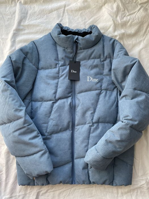 Dime Courduroy Wave Puffer Jacket | Grailed