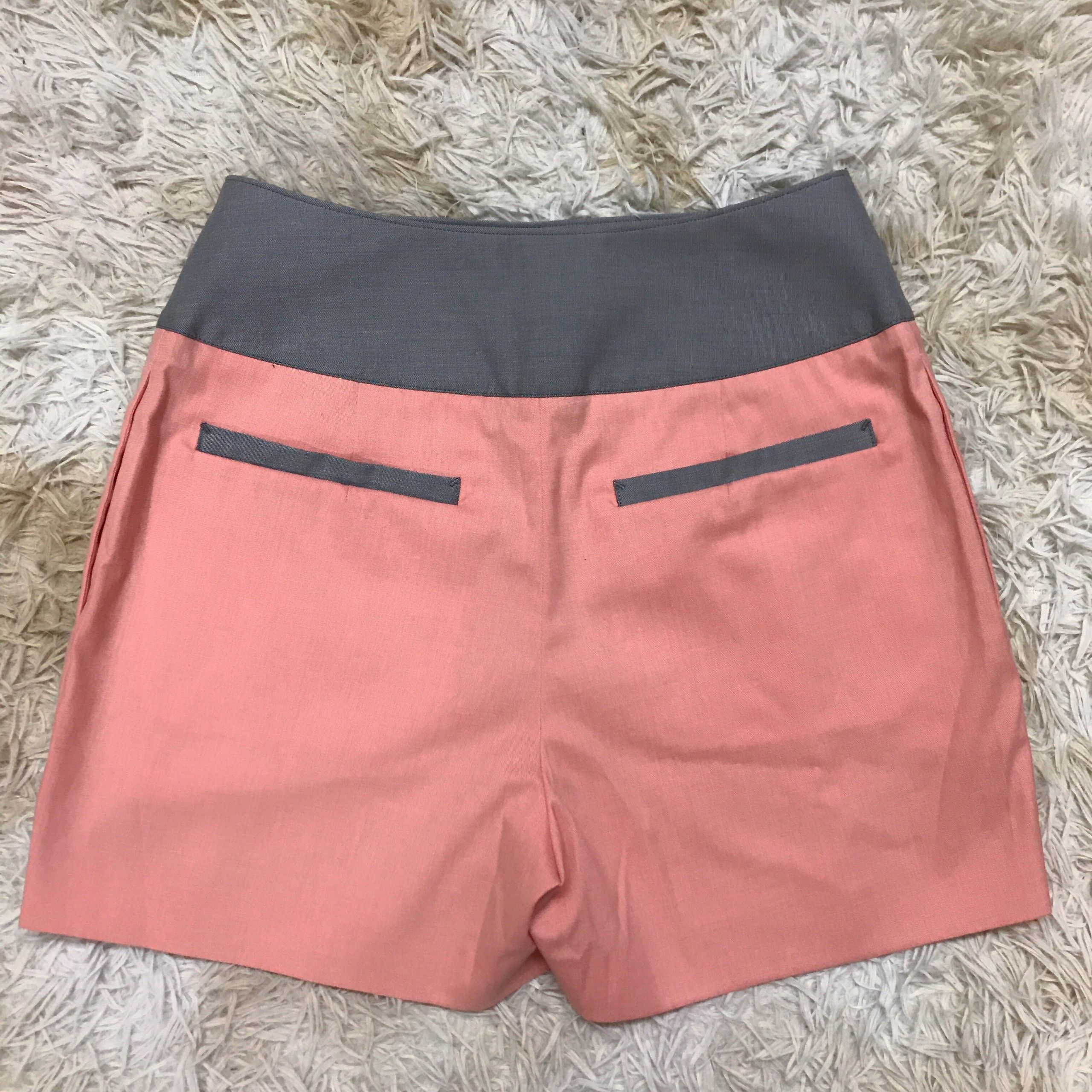 Issey Miyake SAMPLE Bi-Color Heavy Cotton Shorts Size US 32 / EU 48 - 2 Thumbnail
