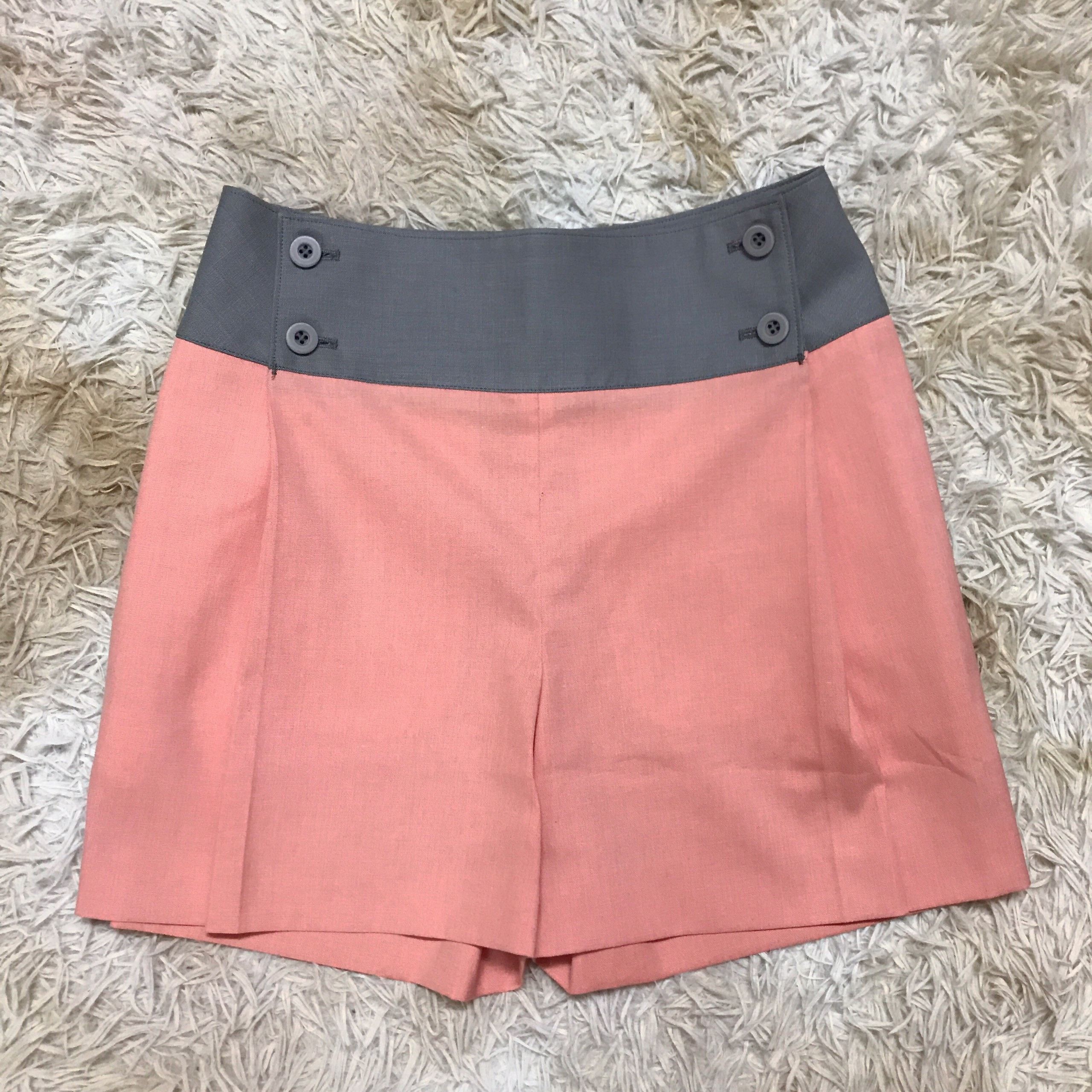 Issey Miyake SAMPLE Bi-Color Heavy Cotton Shorts Size US 32 / EU 48 - 1 Thumbnail
