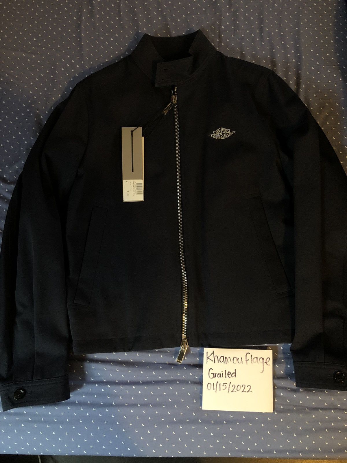 Buy Dior x Air Jordan Woven Jacket 'Navy' - 0428