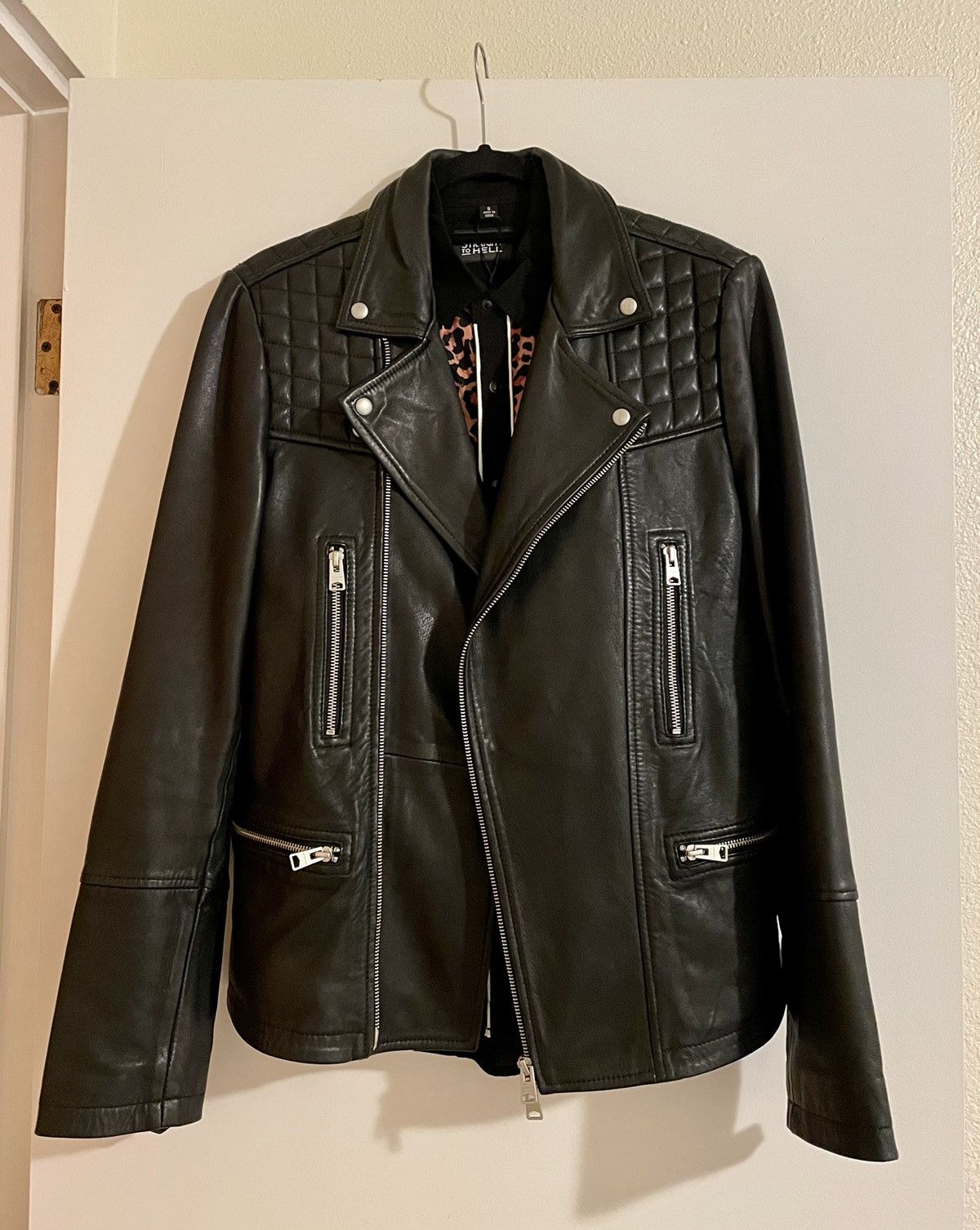 Allsaints Conroy All Saints Catch Leather Jacket AllSaints Men's