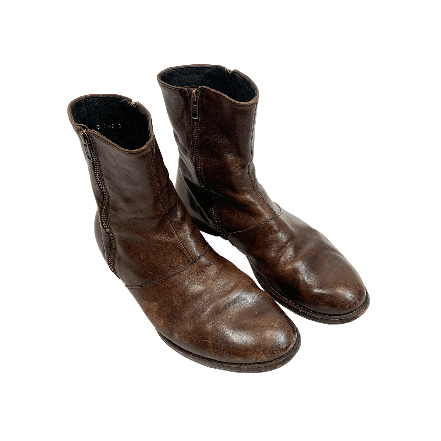 Alexander McQueen × Vintage 2009 Alexander McQueen archive leather boots&spats Size US 10 / EU 43 - 4 Thumbnail