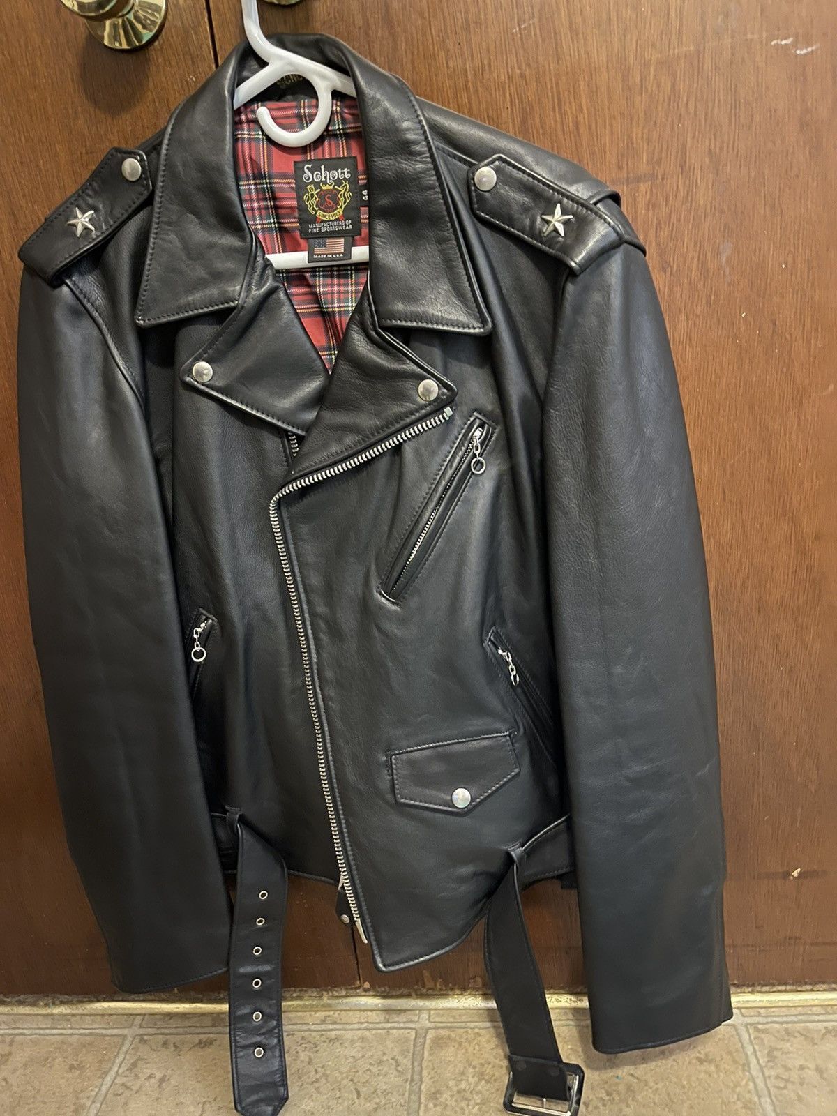 Schott Mastermind japanx schott biker one star jacket | Grailed