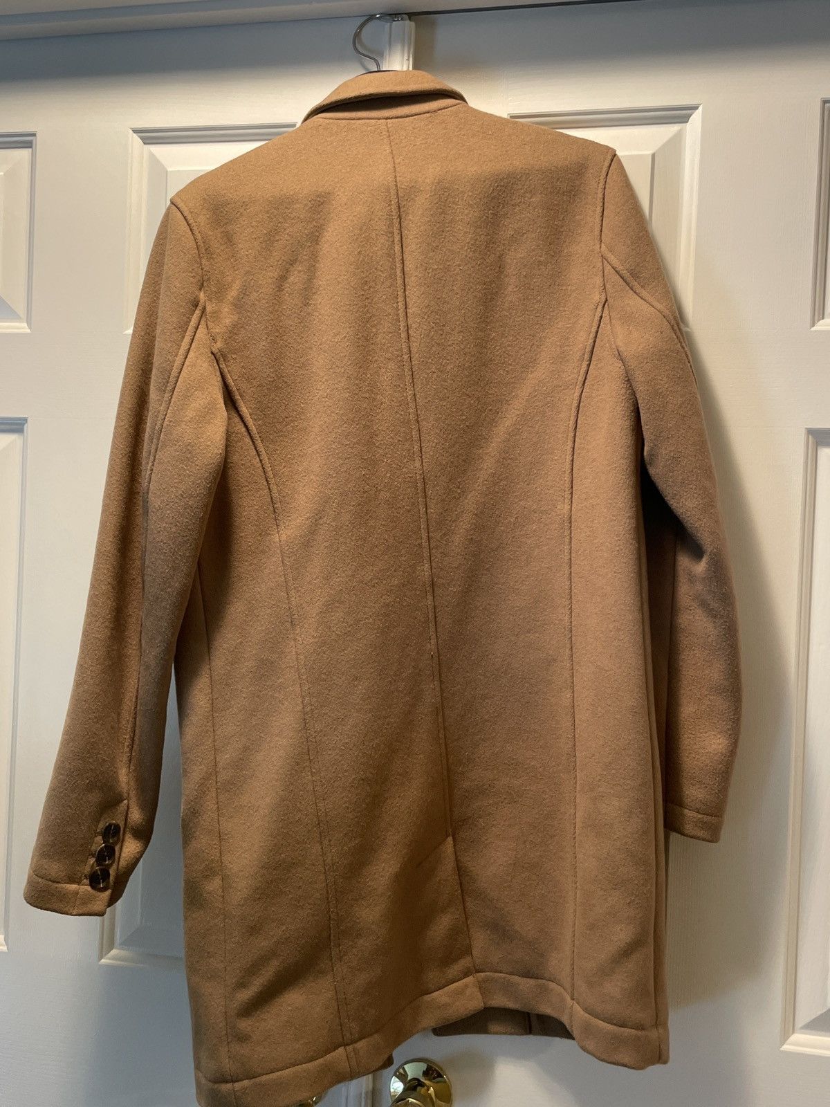Camel / Tan Wool Overcoat