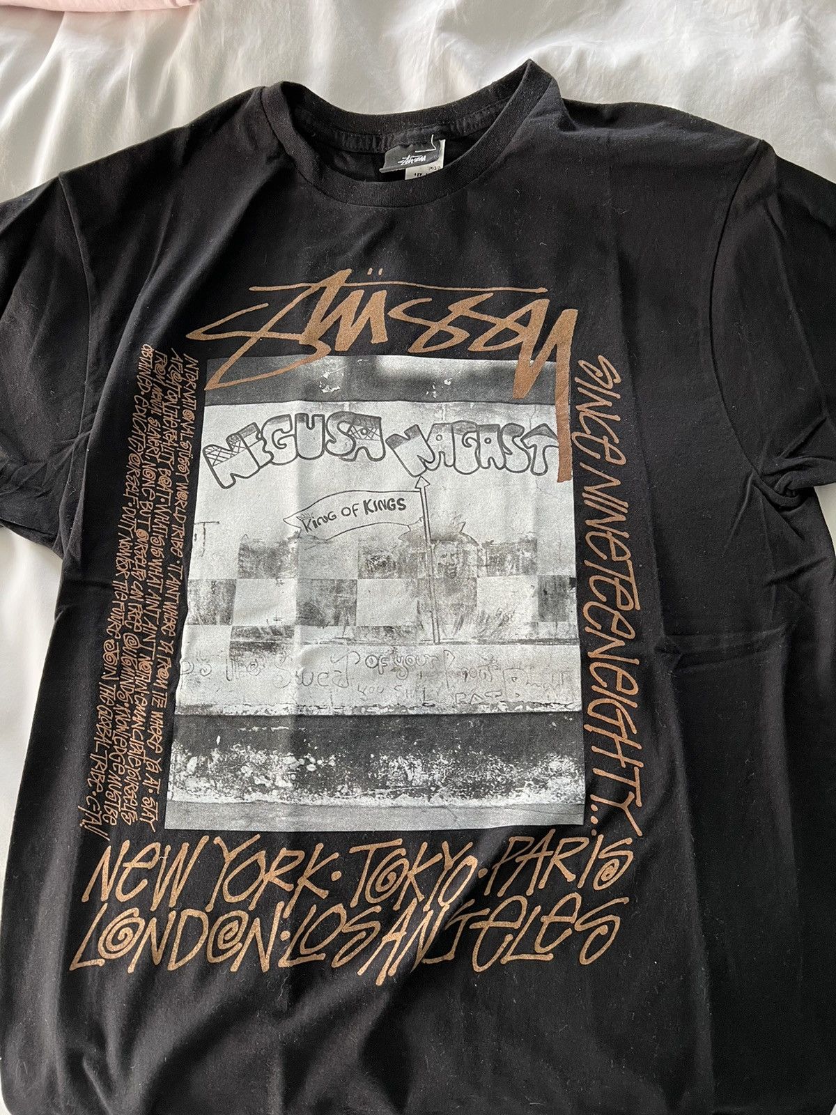 STUSSY ステューシー ロンT KING OF KINGS 黒 Stussy King Of Kings | Grailed