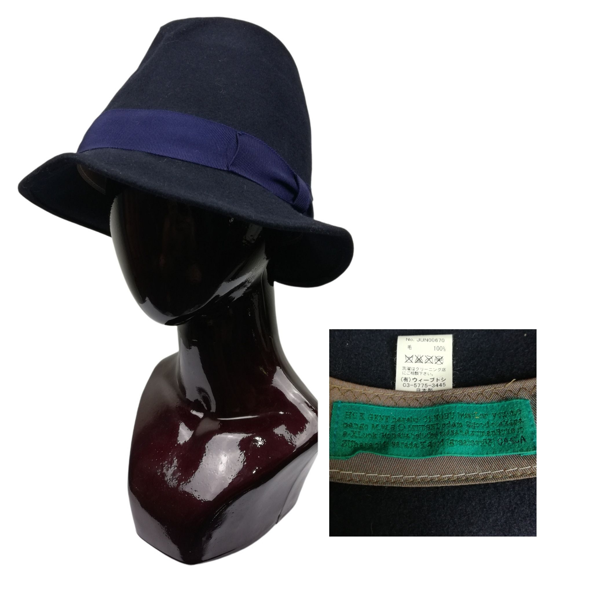 CA4LA 🔥GRAIL ICONIC Ca4la 🐎 Handmade Wool Felt Fedora Hat Size ONE SIZE - 1 Thumbnail