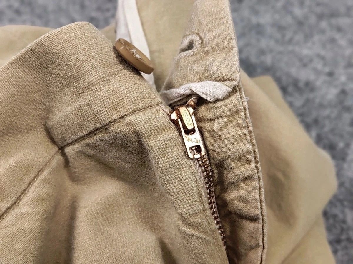 Lee × Vintage Vintage 80s USA Lee casual beige Trousers Pants Talon zip Size US 32 / EU 48 - 21 Thumbnail