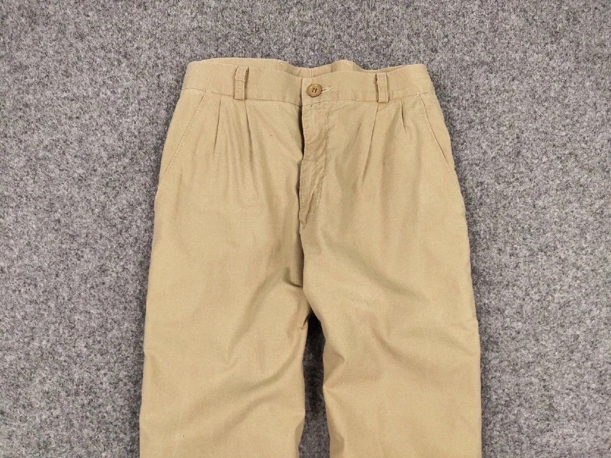 Lee × Vintage Vintage 80s USA Lee casual beige Trousers Pants Talon zip Size US 32 / EU 48 - 6 Thumbnail