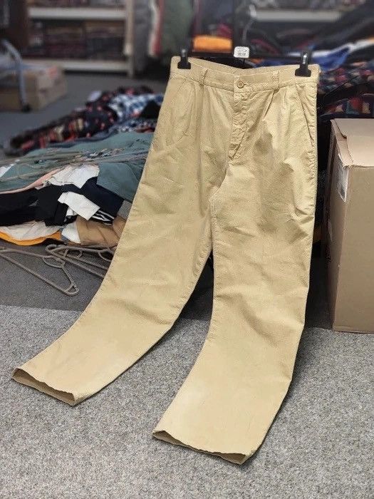 Lee × Vintage Vintage 80s USA Lee casual beige Trousers Pants Talon zip Size US 32 / EU 48 - 23 Thumbnail