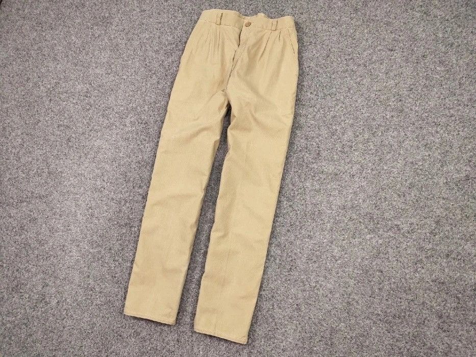 Lee × Vintage Vintage 80s USA Lee casual beige Trousers Pants Talon zip Size US 32 / EU 48 - 3 Thumbnail