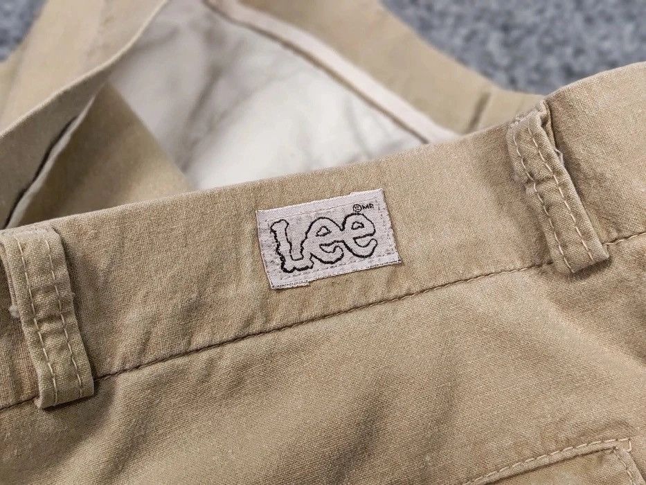 Lee × Vintage Vintage 80s USA Lee casual beige Trousers Pants Talon zip Size US 32 / EU 48 - 16 Thumbnail