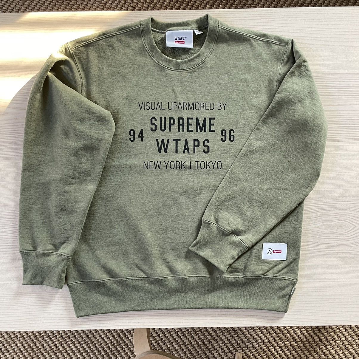 Supreme Supreme X WTAPS Crewneck Sweatshirt | Grailed