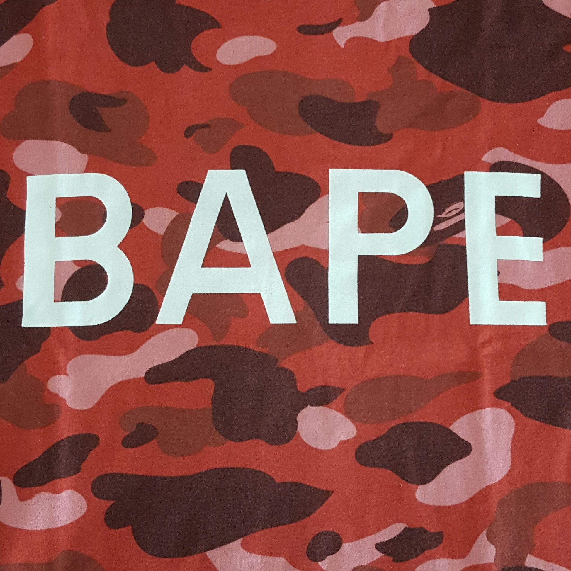 Bape Bape OG Red Camo Vintage Wash Tee Size US M / EU 48-50 / 2 - 3 Thumbnail