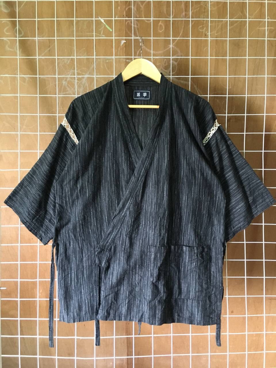 Japanese Brand Vintage Kimono Noragi Haori Hanten Jinbei Jacket Size US M / EU 48-50 / 2 - 2 Thumbnail