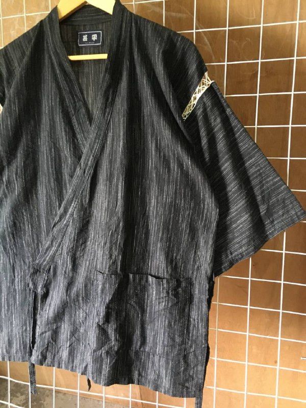 Japanese Brand Vintage Kimono Noragi Haori Hanten Jinbei Jacket Size US M / EU 48-50 / 2 - 4 Thumbnail
