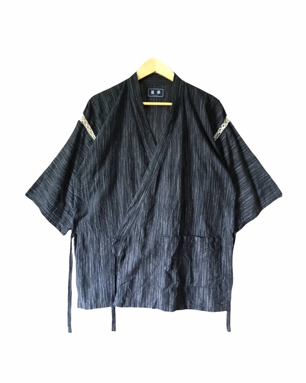 Japanese Brand Vintage Kimono Noragi Haori Hanten Jinbei Jacket Size US M / EU 48-50 / 2 - 1 Thumbnail