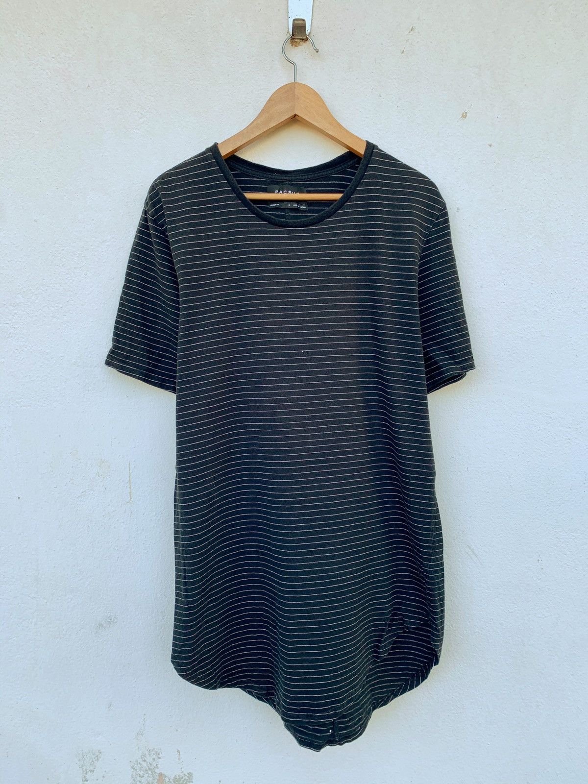Pacsun Pacsun Stripes Longer Fit Tee Size US L / EU 52-54 / 3 - 1 Thumbnail