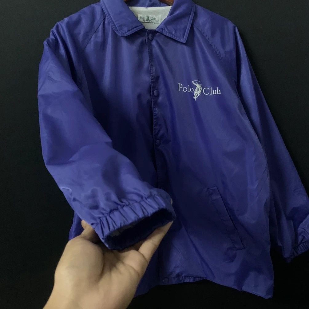 Beverly Hills Polo Club × Vintage Vintage Polo Club Big Logo Back Button Ups Jacket Size US L / EU 52-54 / 3 - 6 Thumbnail