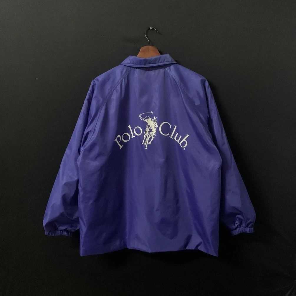 Beverly Hills Polo Club × Vintage Vintage Polo Club Big Logo Back Button Ups Jacket Size US L / EU 52-54 / 3 - 1 Thumbnail