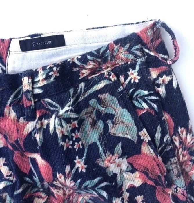 Japanese Brand Japanese Brand RageBlue Flower Japan Baggy Cropped Pant Size US 32 / EU 48 - 3 Thumbnail