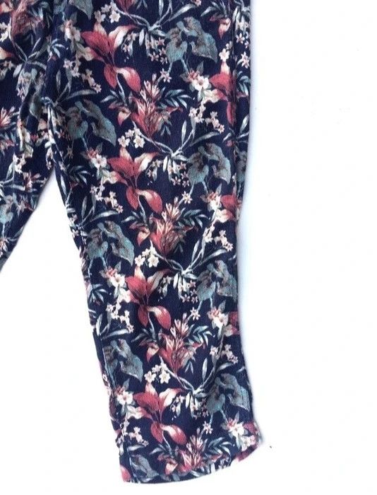 Japanese Brand Japanese Brand RageBlue Flower Japan Baggy Cropped Pant Size US 32 / EU 48 - 4 Thumbnail