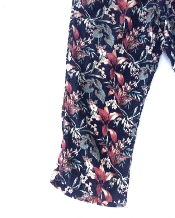 Japanese Brand Japanese Brand RageBlue Flower Japan Baggy Cropped Pant Size US 32 / EU 48 - 5 Thumbnail