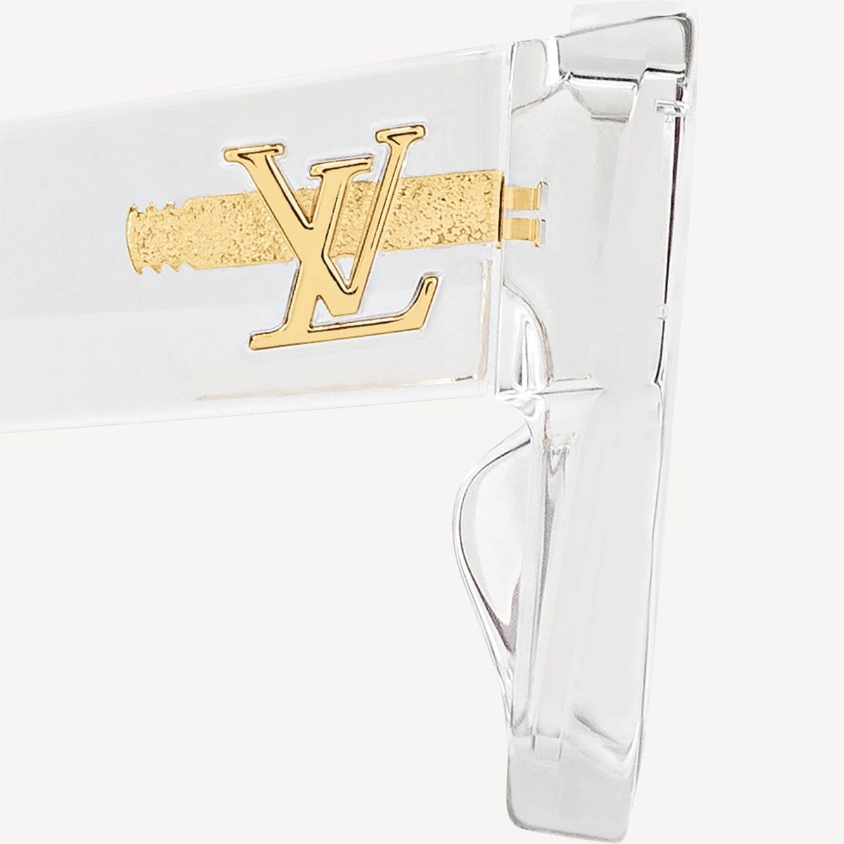 Louis Vuitton Louis Vuitton Transparent Clear Cyclone Sunglasses Size ONE SIZE - 3 Thumbnail