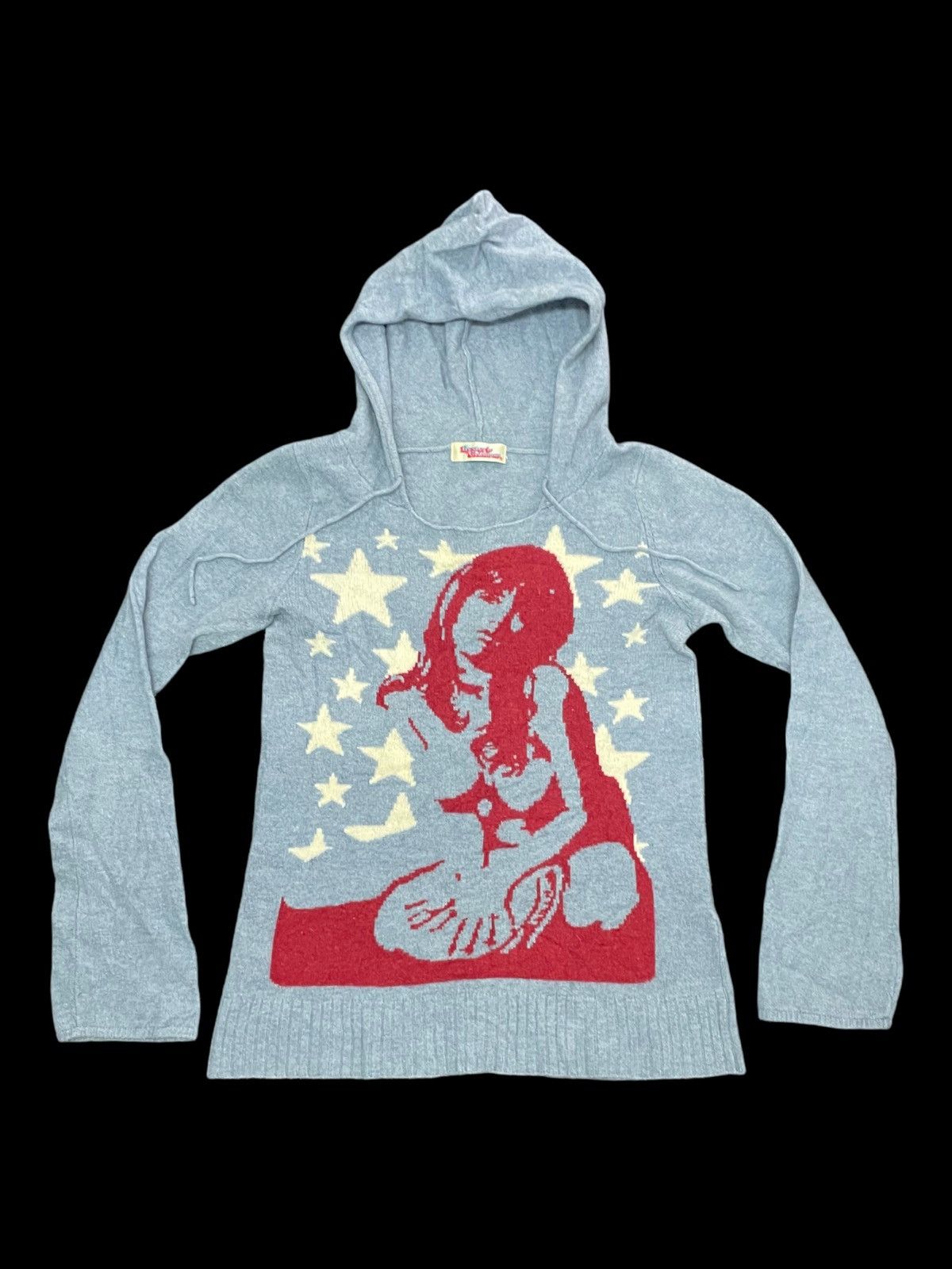 Hysteric Glamour × Japanese Brand HYSTERIC GLAMOUR Naked Girl Wool Pullover Hoodie Sweater Size US XS / EU 42 / 0 - 1 Thumbnail