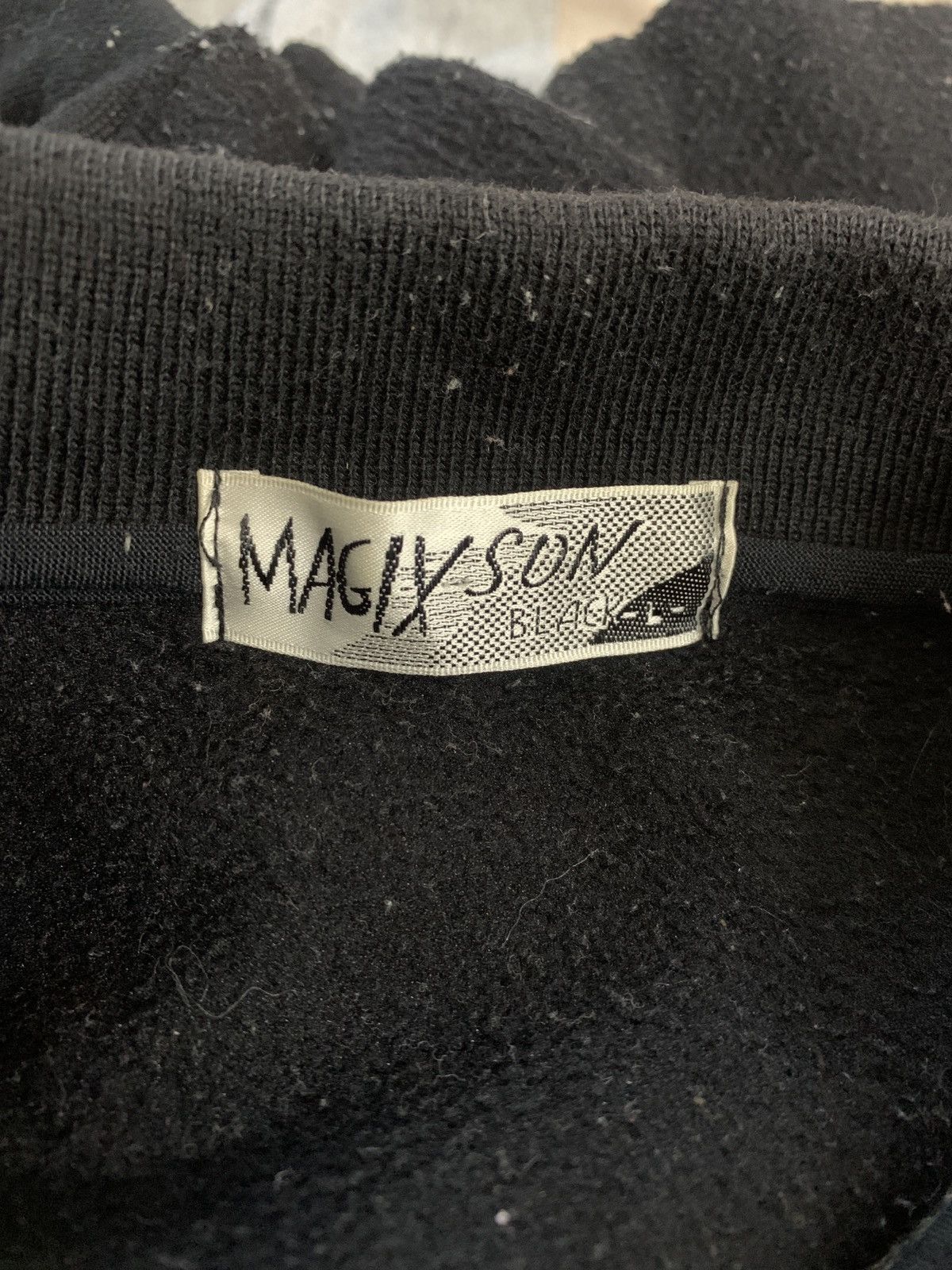 Japanese Brand × Vintage 🔥Vintage magix sun black collar sweatshirt Size US L / EU 52-54 / 3 - 12 Thumbnail