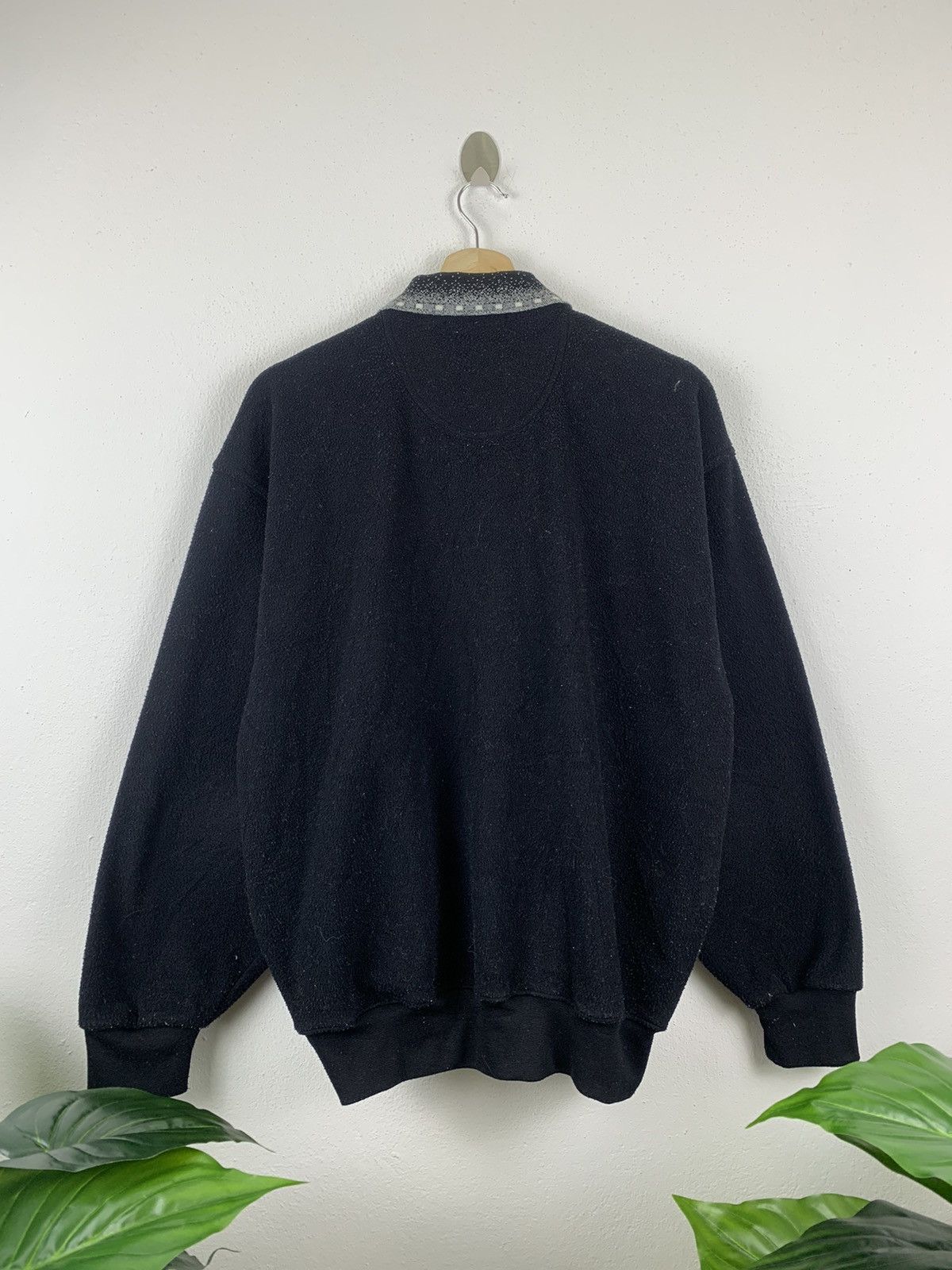 Japanese Brand × Vintage 🔥Vintage magix sun black collar sweatshirt Size US L / EU 52-54 / 3 - 4 Thumbnail