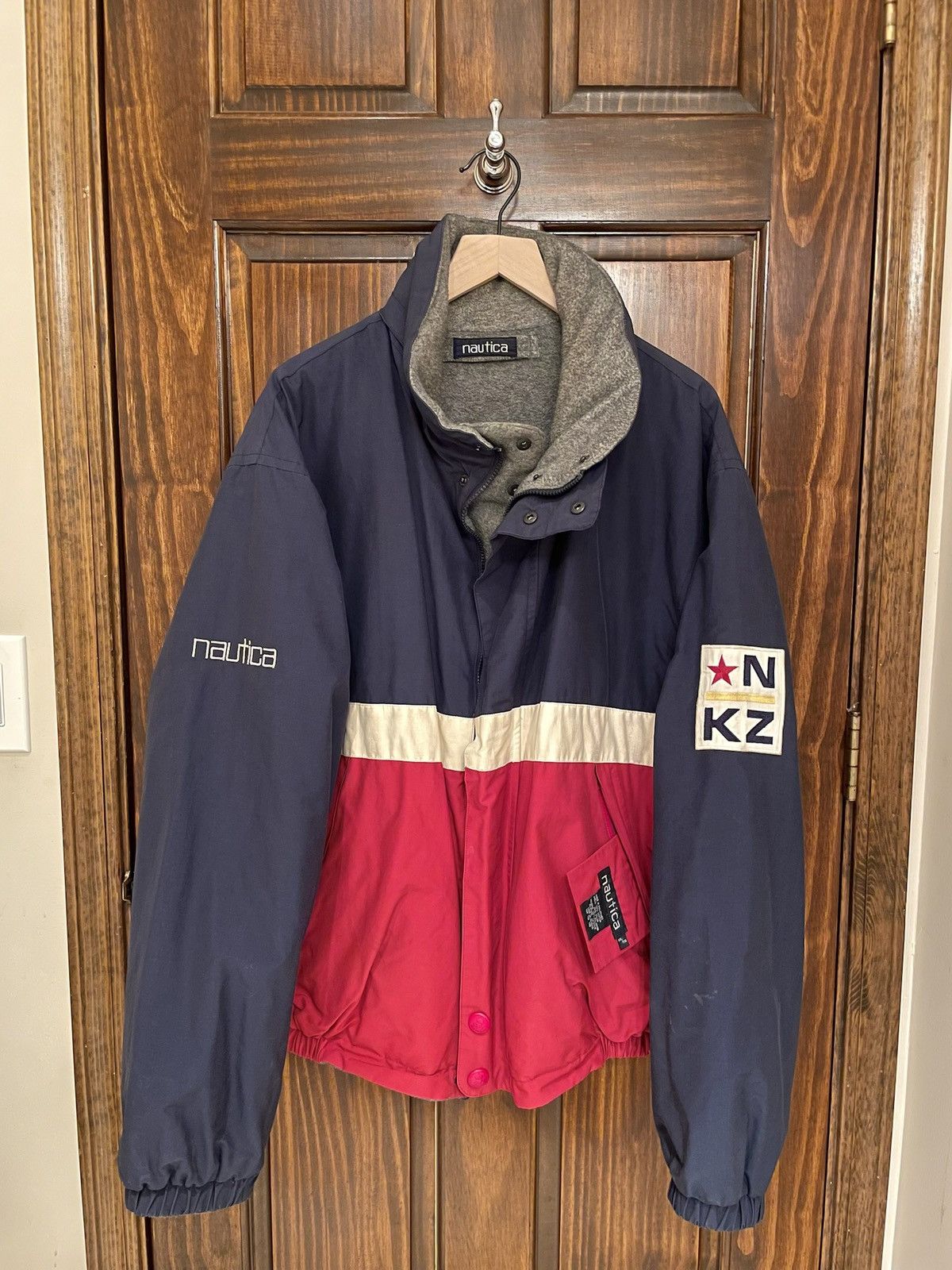 Vintage y2k reversible Nautica coat