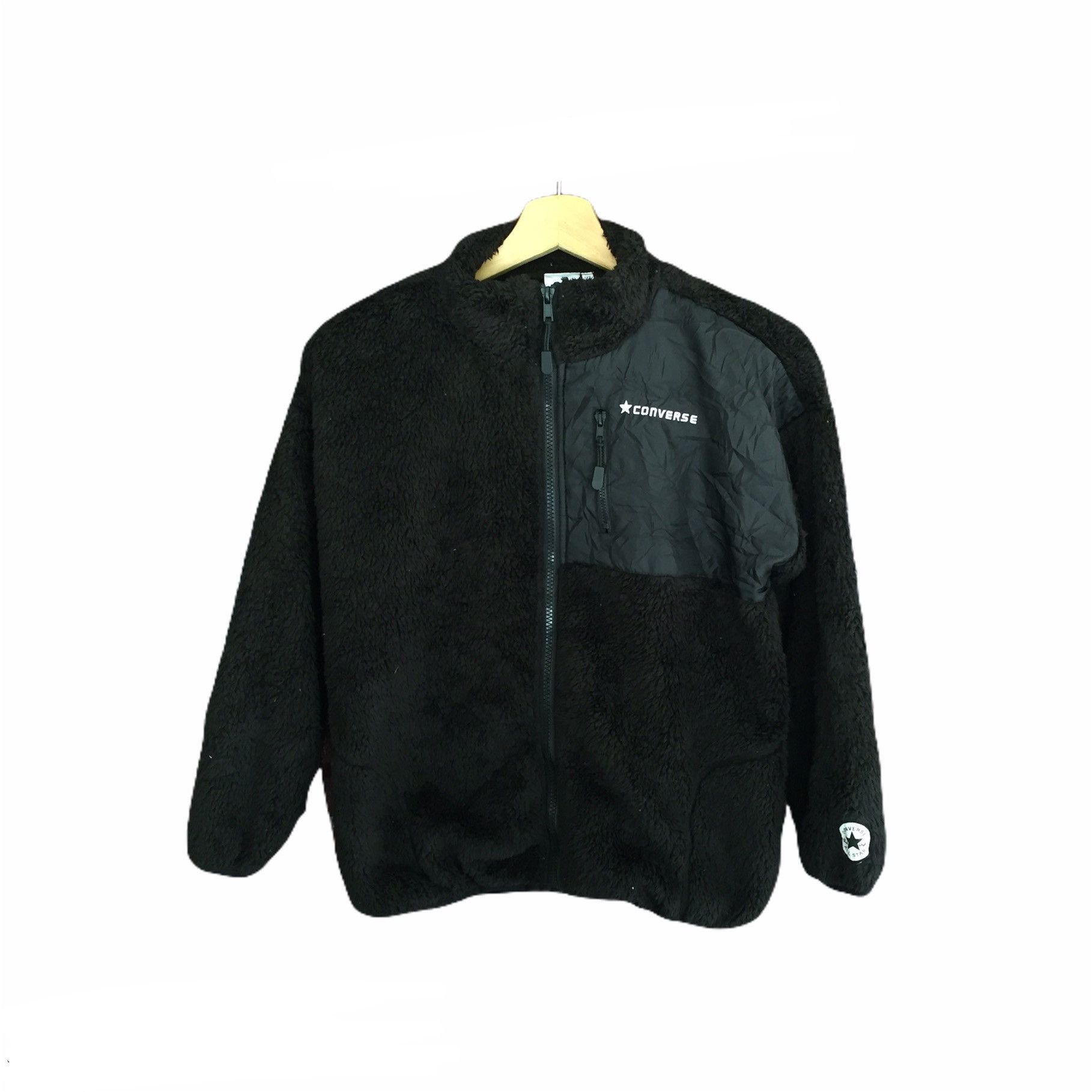 Converse × Japanese Brand Sweater Fleece Converse Long jJacket Size S Size US S / EU 44-46 / 1 - 1 Thumbnail