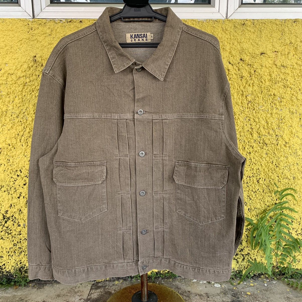 Japanese Brand Kansai Jeans denim jacket Size US XXL / EU 58 / 5 - 3 Thumbnail