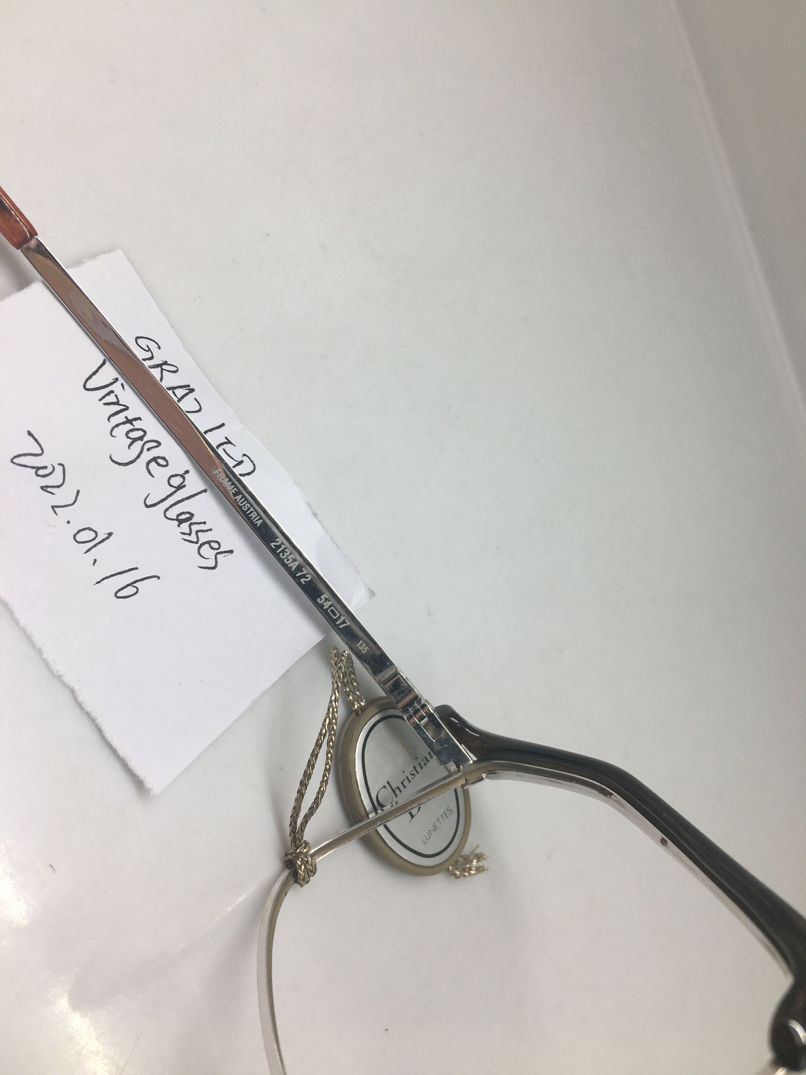 Christian Dior Monsieur Vintage Christian Dior Monsieur 2135A 72 Eyeglasses New Size ONE SIZE - 8 Thumbnail
