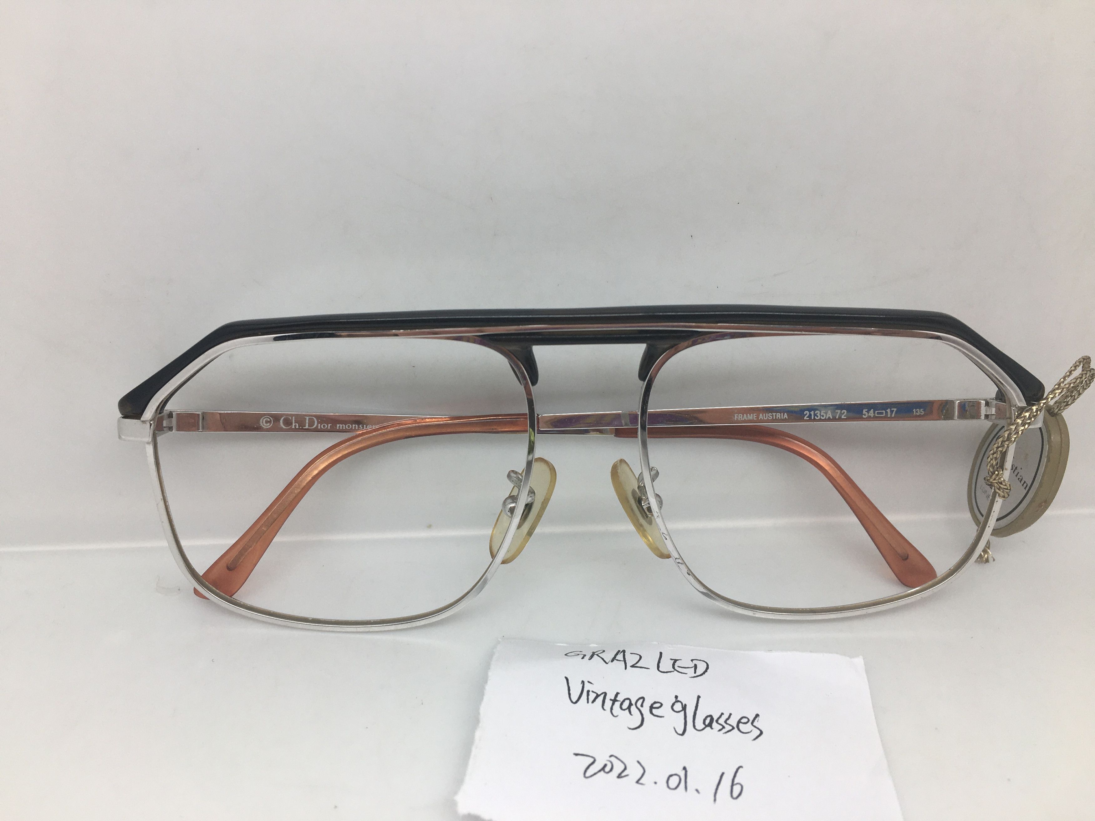 Christian Dior Monsieur Vintage Christian Dior Monsieur 2135A 72 Eyeglasses New Size ONE SIZE - 2 Thumbnail