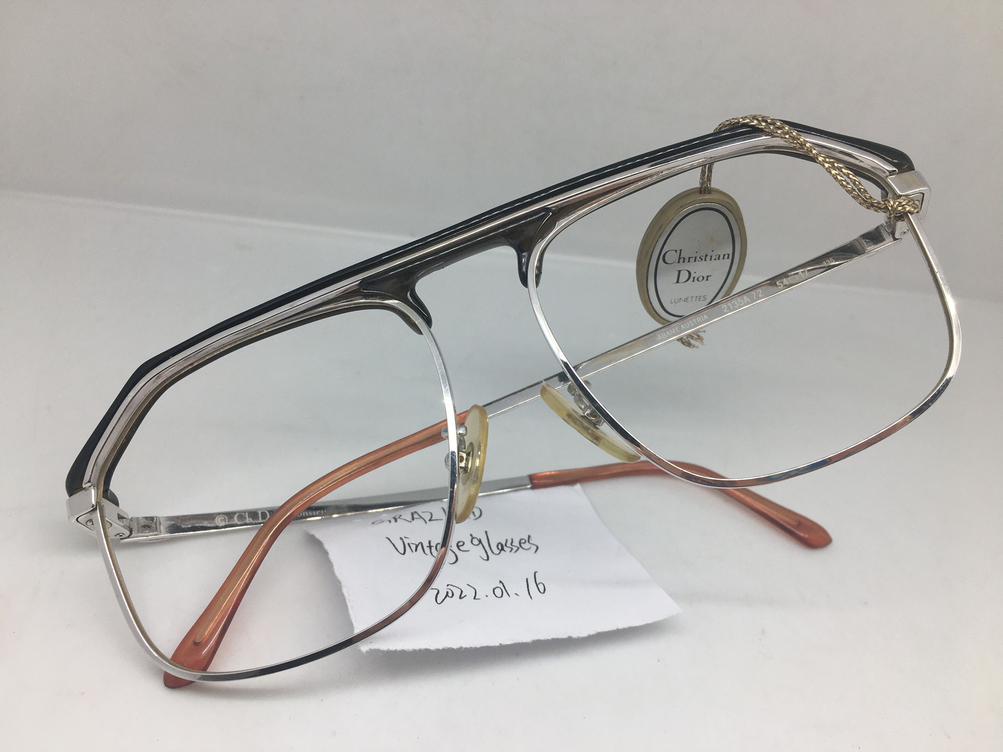 Christian Dior Monsieur Vintage Christian Dior Monsieur 2135A 72 Eyeglasses New Size ONE SIZE - 1 Thumbnail