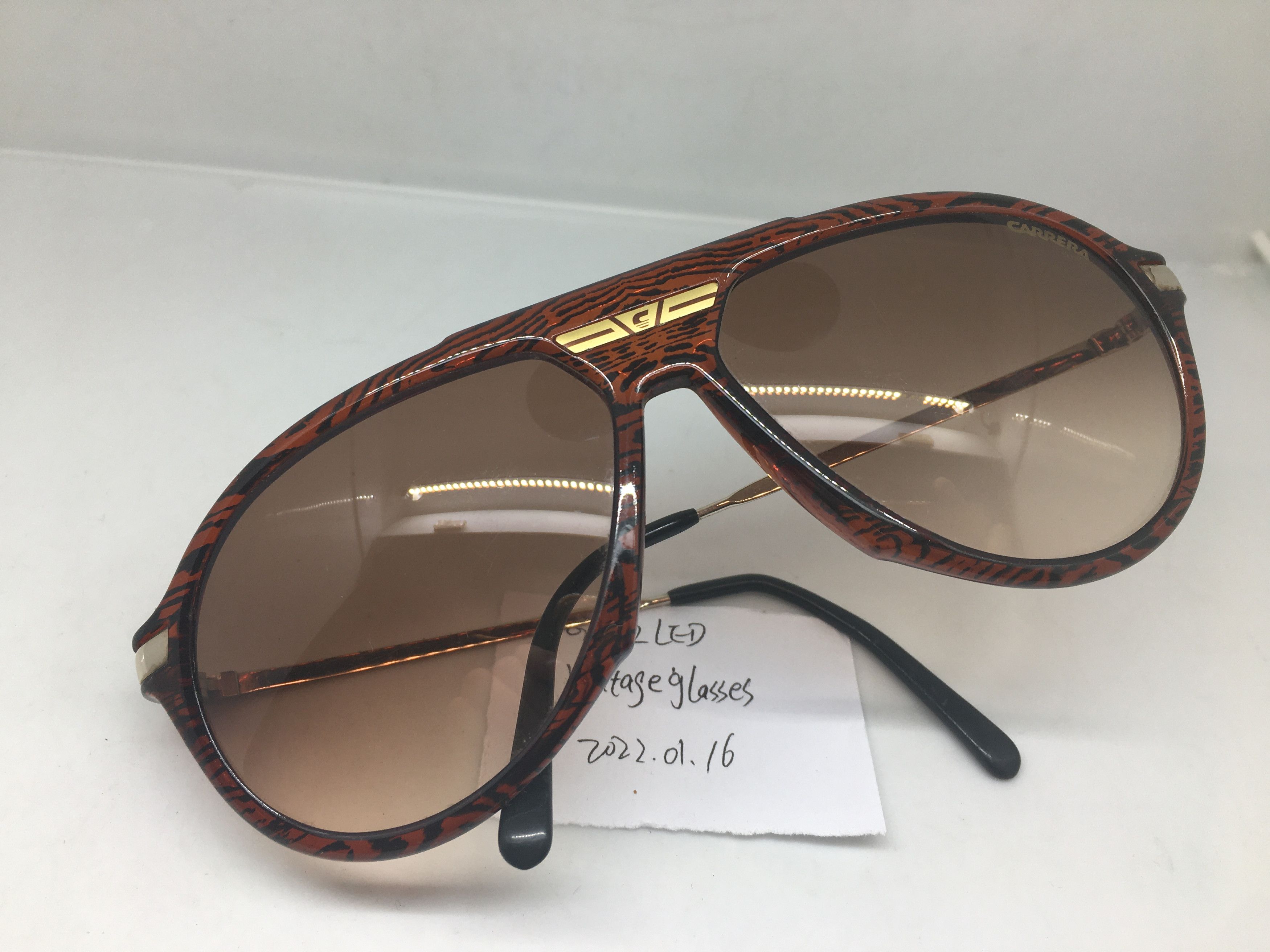 Vintage 80s Carreara Aviator SUnglasses Frame