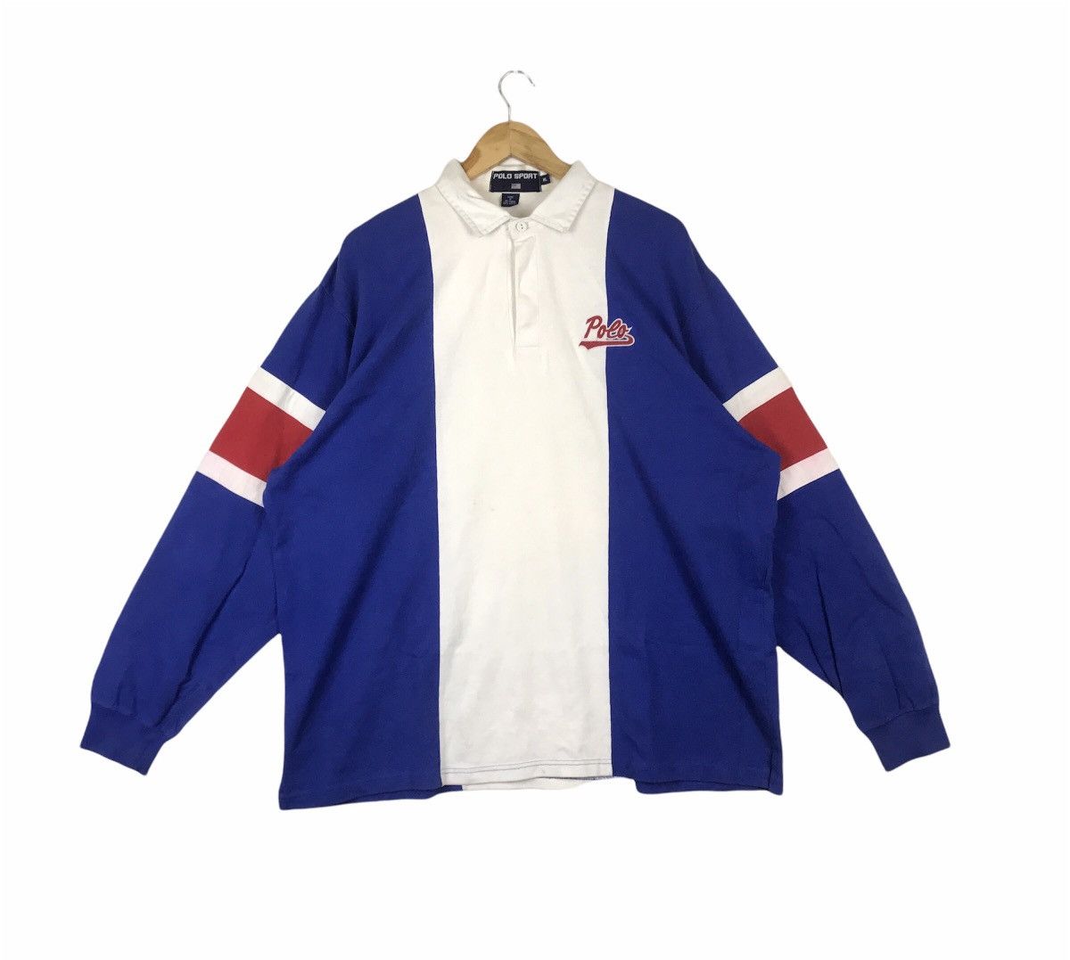 Polo Ralph Lauren Vintage Polo Sport Usa By Ralph Lauren Polo Rugby Sweatshirt Size US XL / EU 56 / 4 - 1 Thumbnail