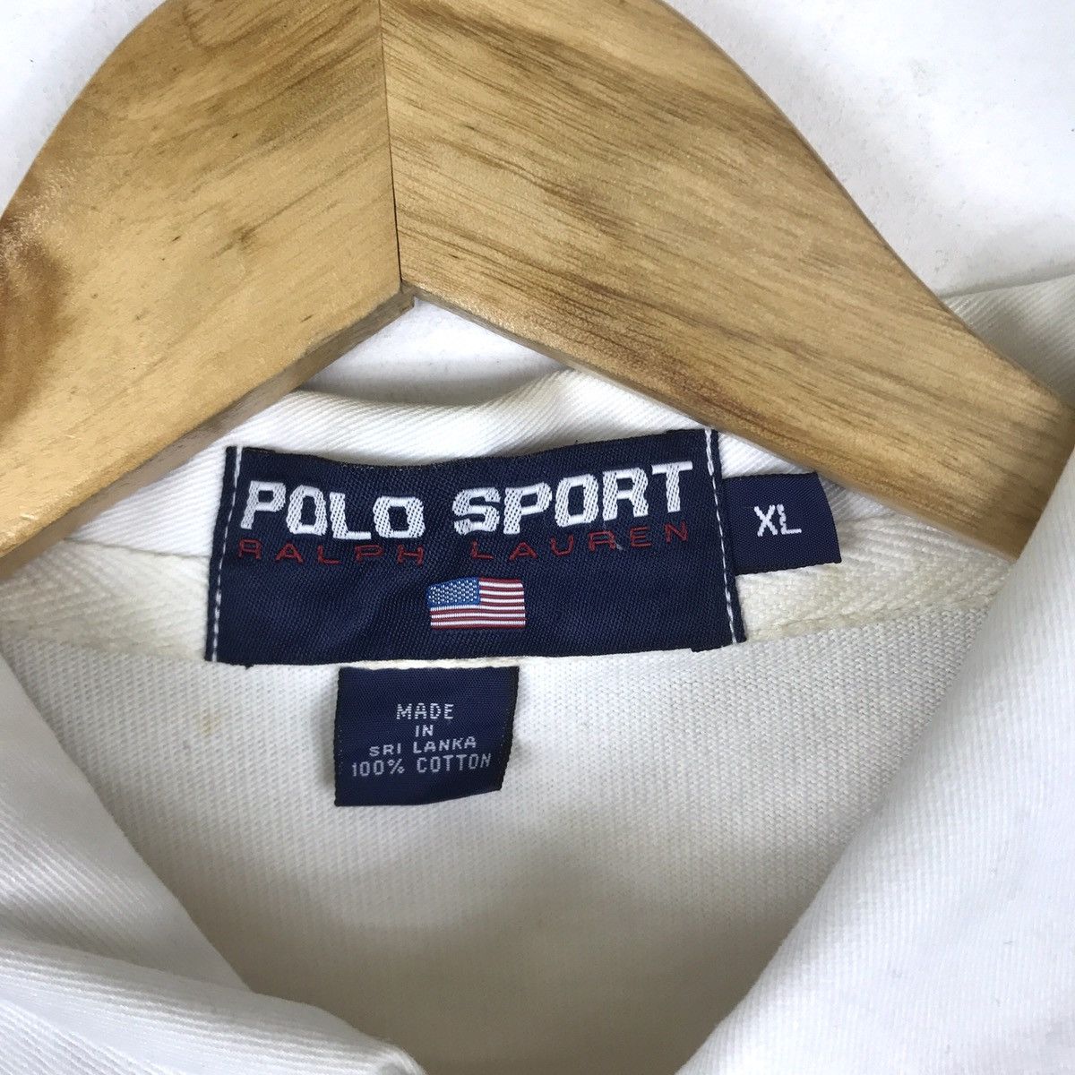 Polo Ralph Lauren Vintage Polo Sport Usa By Ralph Lauren Polo Rugby Sweatshirt Size US XL / EU 56 / 4 - 4 Thumbnail