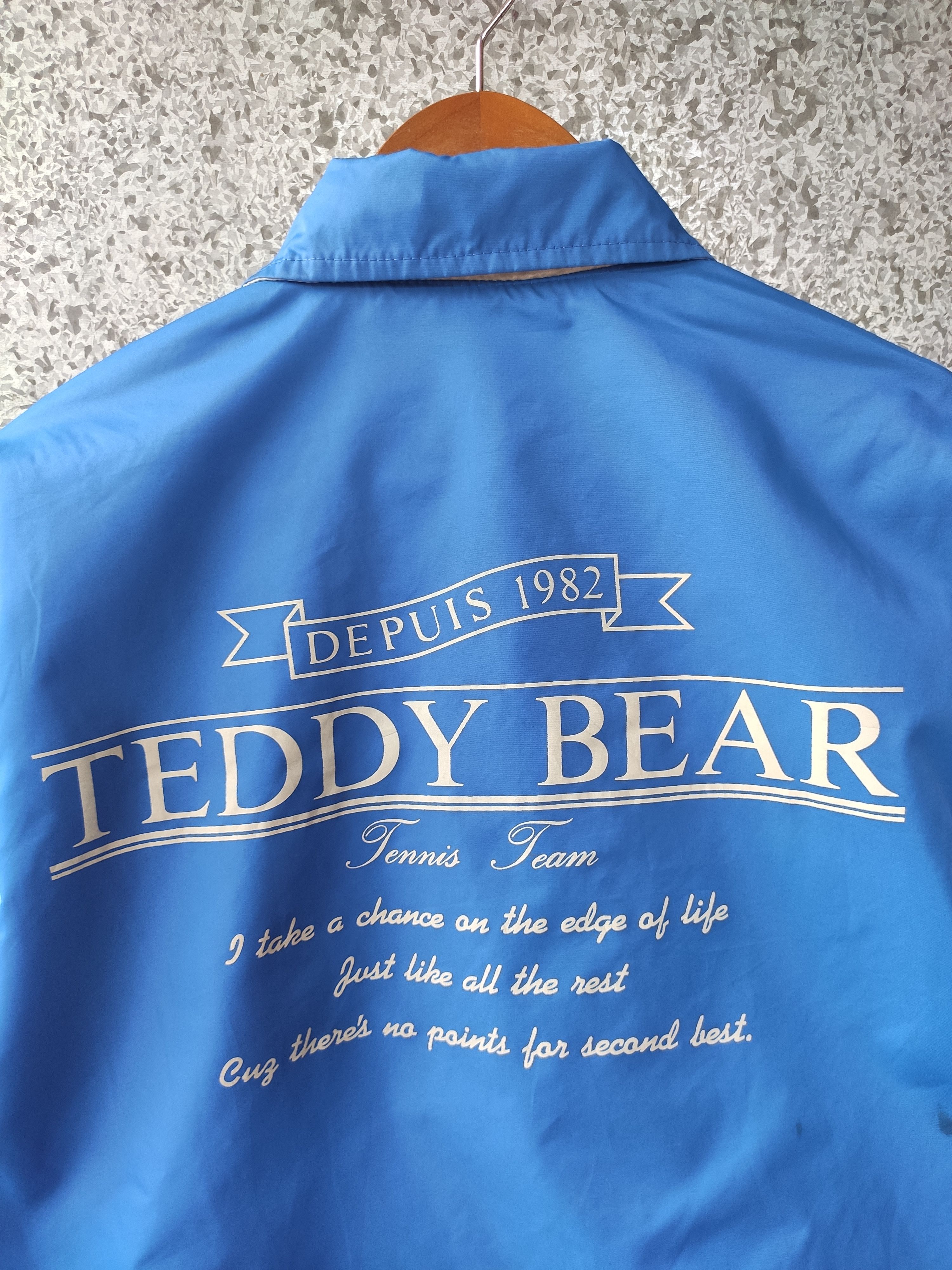 Vintage Vintage 80s Vintage Teddy Bear Tennis Team Depuis 1982 Size US L / EU 52-54 / 3 - 3 Thumbnail