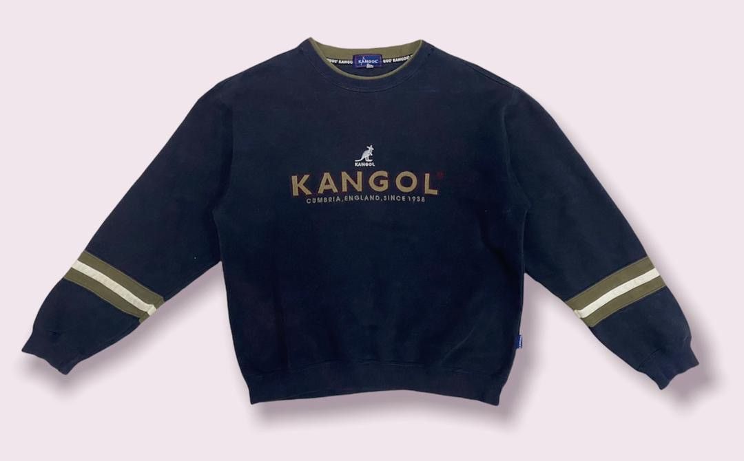 Kangol × Vintage Vintage Distressed Kangol Sweatshirt Jumper Pullover Size US M / EU 48-50 / 2 - 1 Thumbnail
