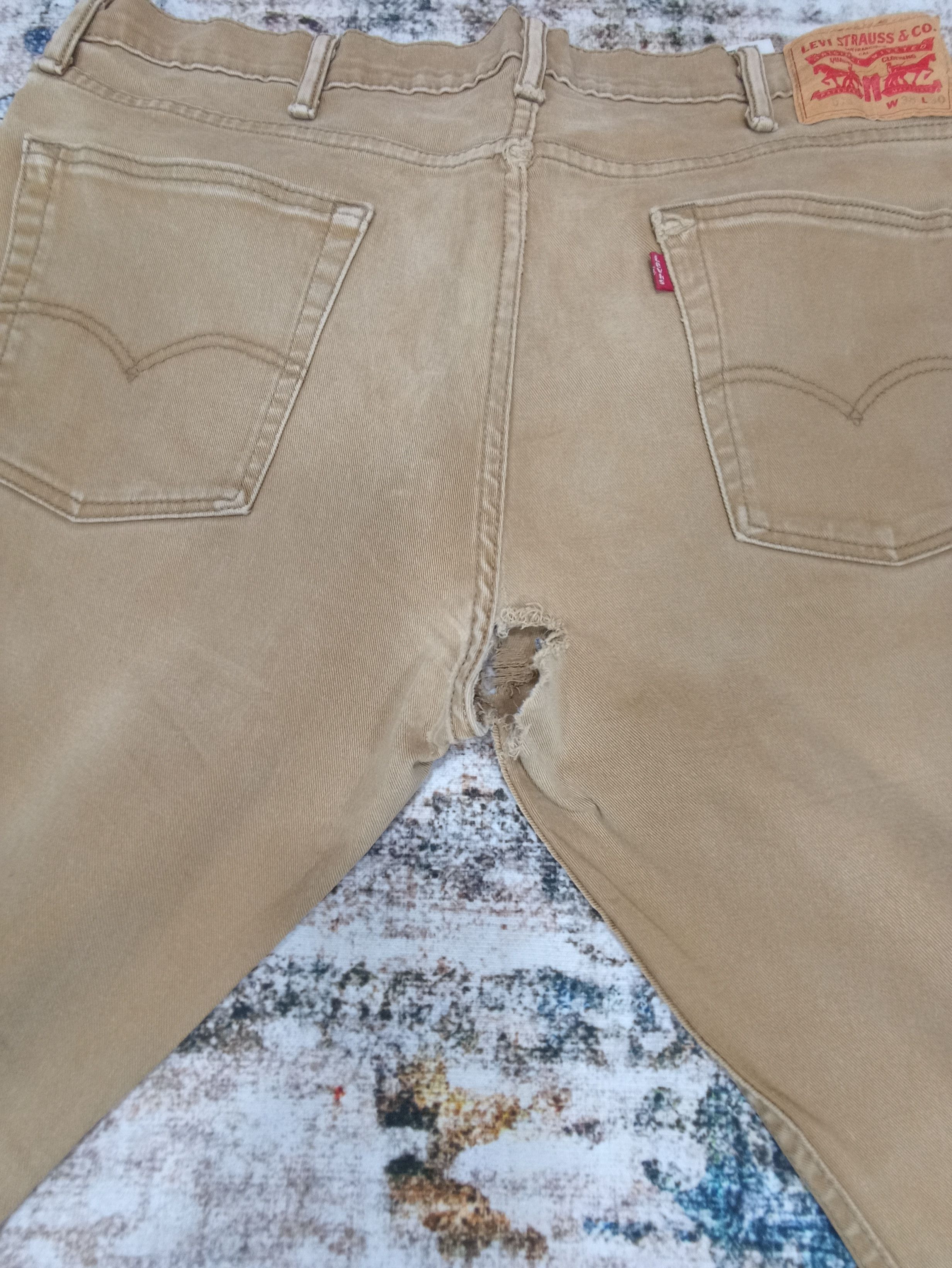 Levi's × Vintage Vintage Levi's 513 Brown Jeans - J060 Size US 39 - 9 Thumbnail