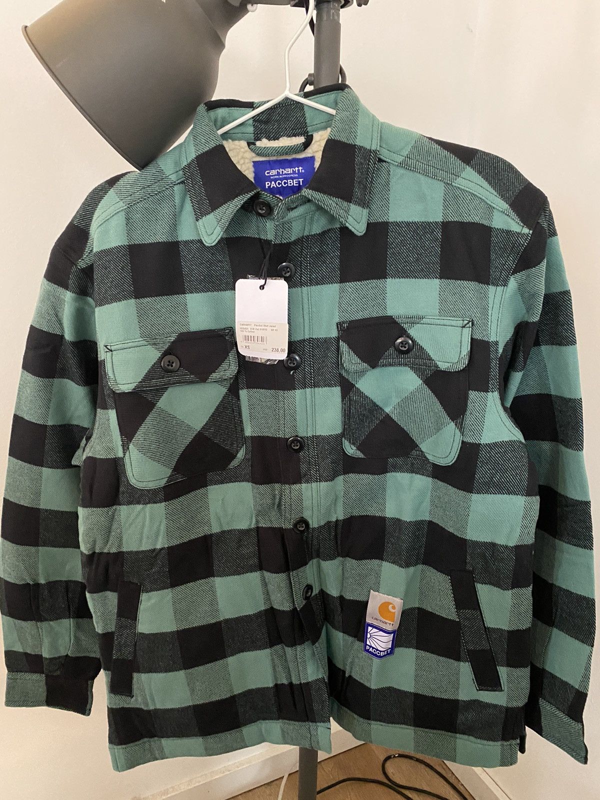 Carhartt Wip Carhartt Paccbet Shirt jacket black Green new with