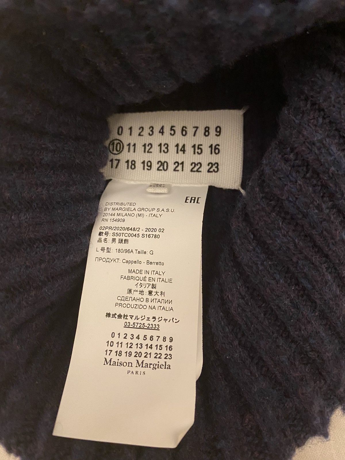 Maison Margiela Hats In Dark Blue Size ONE SIZE - 3 Thumbnail