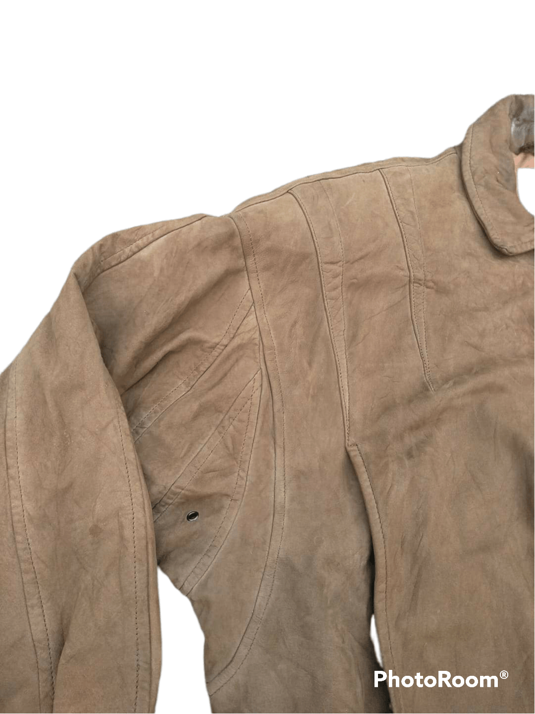 Robert Comstock VINTAGE SUEDE LEATHER BOMBER VARSITY RIDER JACKETS Size US L / EU 52-54 / 3 - 5 Thumbnail